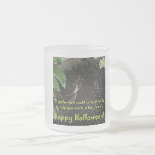 Caneca De Café Vidro Jateado Conjunto de Variedades de Vidro de Aranha Hallowee