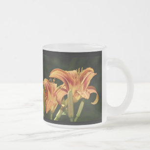 Caneca De Café Vidro Jateado Considerem Os Lírios Do Campo