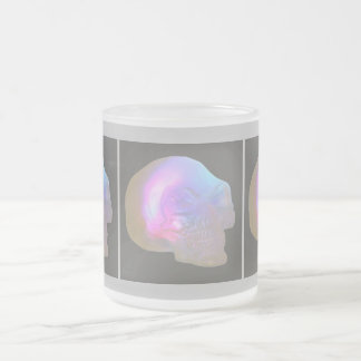 Caneca De Café Vidro Jateado Copo da matéria cinzenta