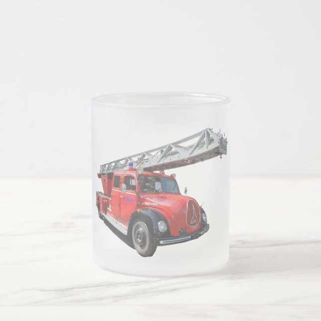 Caneca De Café Vidro Jateado Corpo de bombeiros (Centro)