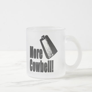 Caneca De Café Vidro Jateado Cowbell