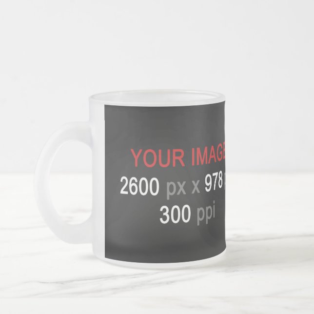 Caneca De Café Vidro Jateado Criação pessoal (Esquerda)