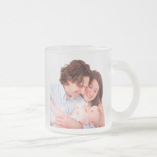 Caneca De Café Vidro Jateado Criar sua própria foto personalizada