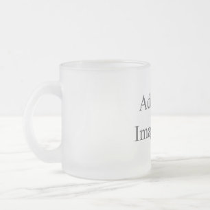 Caneca De Café Vidro Jateado Crie seu próprio branco 