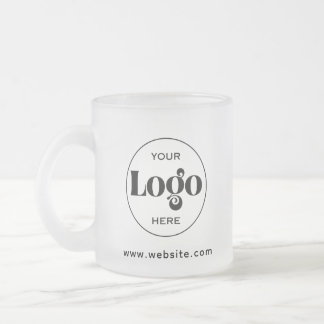 Caneca De Café Vidro Jateado Crie Seu Próprio Logotipo Personalizado