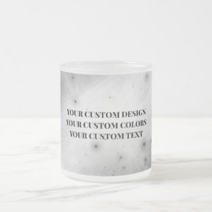 Caneca De Café Vidro Jateado Crie seu próprio personalizado