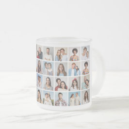 Caneca De Café Vidro Jateado Crie Sua Própria Colagem De Fotos 32