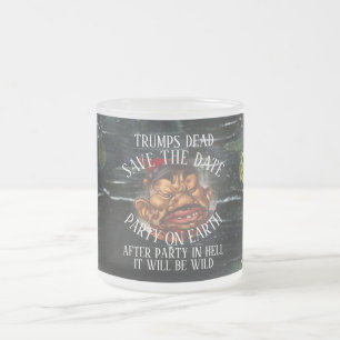 CANECA DE CAFÉ VIDRO JATEADO CUSTO DA SAÚDE ABORTO FW FV HG