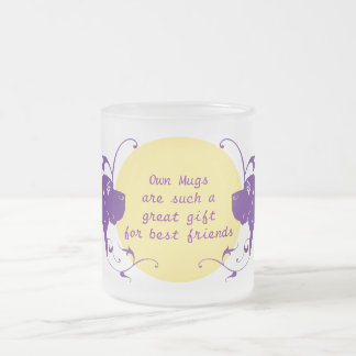 Caneca De Café Vidro Jateado Danemug