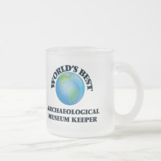 Caneca De Café Vidro Jateado Depositário Archaeological do museu do mundo o