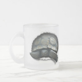 CANECA DE CAFÉ VIDRO JATEADO DESERT TURTLE, VINDO A YA