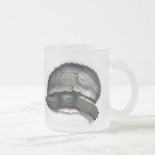 CANECA DE CAFÉ VIDRO JATEADO DESERT TURTLE, VINDO A YA
