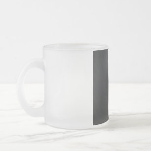 Caneca De Café Vidro Jateado Design de Shamrock Elegante para Rua.