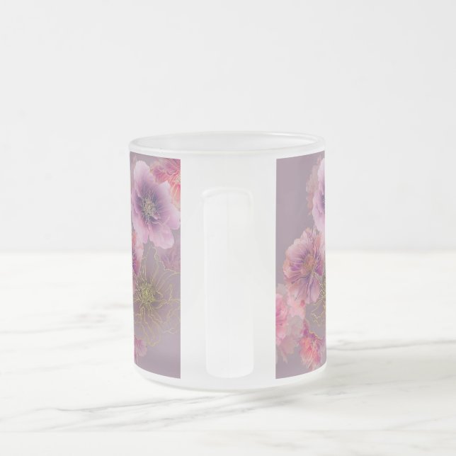 Caneca De Café Vidro Jateado Design Mug (Alça)