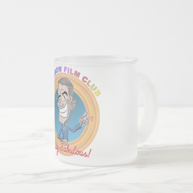 Caneca De Café Vidro Jateado Dick's Mug (Frente Esquerda)
