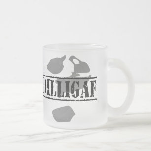 Caneca De Café Vidro Jateado DILLIGAF? Olha como eu dou….