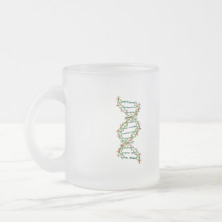 Caneca De Café Vidro Jateado DNA - Ciência/Cientista/Biologia