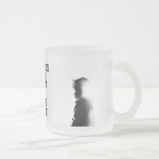CANECA DE CAFÉ VIDRO JATEADO DO CAOS AO PODER