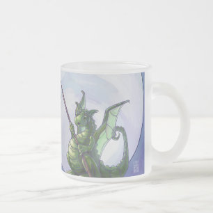 Caneca De Café Vidro Jateado Dragon Watch Art