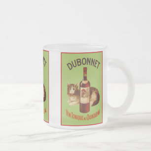 Caneca De Café Vidro Jateado Dubonnet vin Tonique au Quinquina Mug