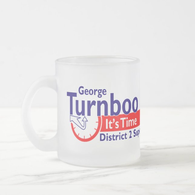 Caneca De Café Vidro Jateado É hora de Turnboo Mug (Esquerda)