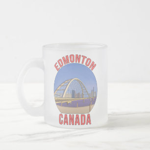 Caneca De Café Vidro Jateado Edmonton Alberta Canada