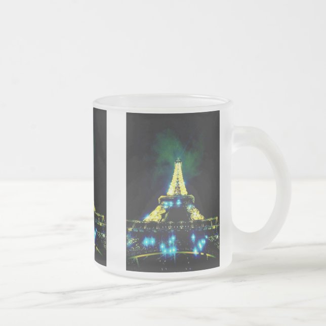 Caneca De Café Vidro Jateado Eiffel Tower CB (Direita)