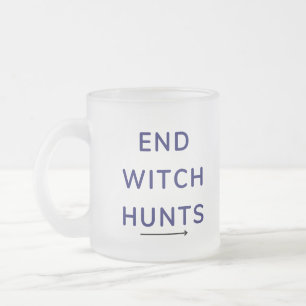 Caneca De Café Vidro Jateado End Witch Caça Mug