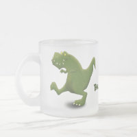 Engraçado humor de desenho animado de T rex dinoss