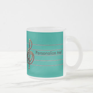 Caneca De Café Vidro Jateado Escolha uma Cor Emboscada Olhar Limpa e Ouvir