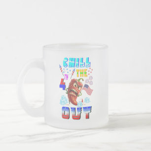 Caneca De Café Vidro Jateado Esfrie o 4º