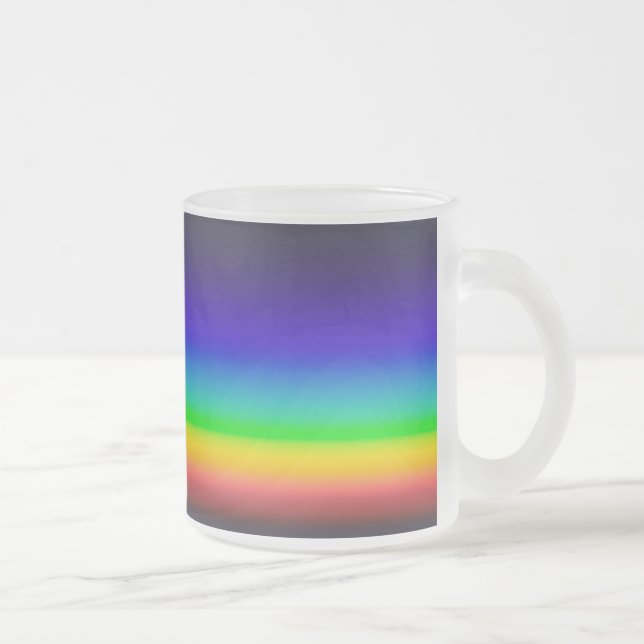 Caneca De Café Vidro Jateado Espectro solar verdadeiro (Direita)