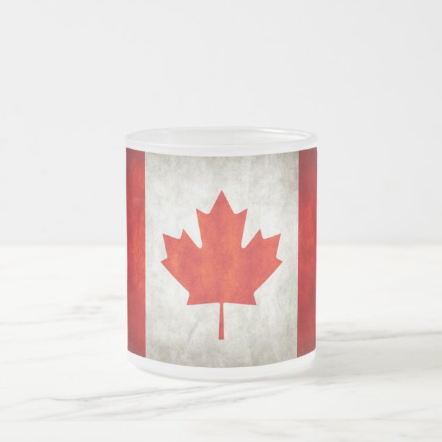 Caneca De Café Vidro Jateado Estado Mug/Canadá (Centro)