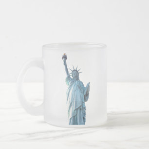 Caneca De Café Vidro Jateado Estátua da Liberdade Nova York