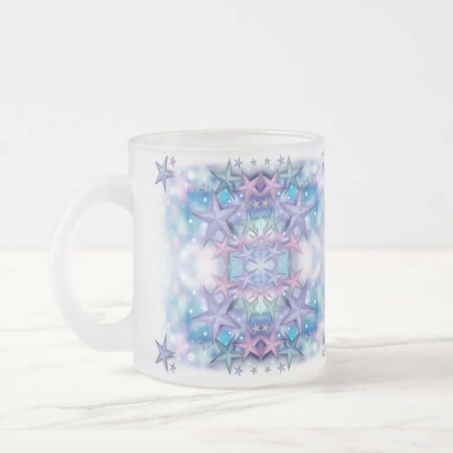 Caneca De Café Vidro Jateado Estilos Clássicos (Esquerda)