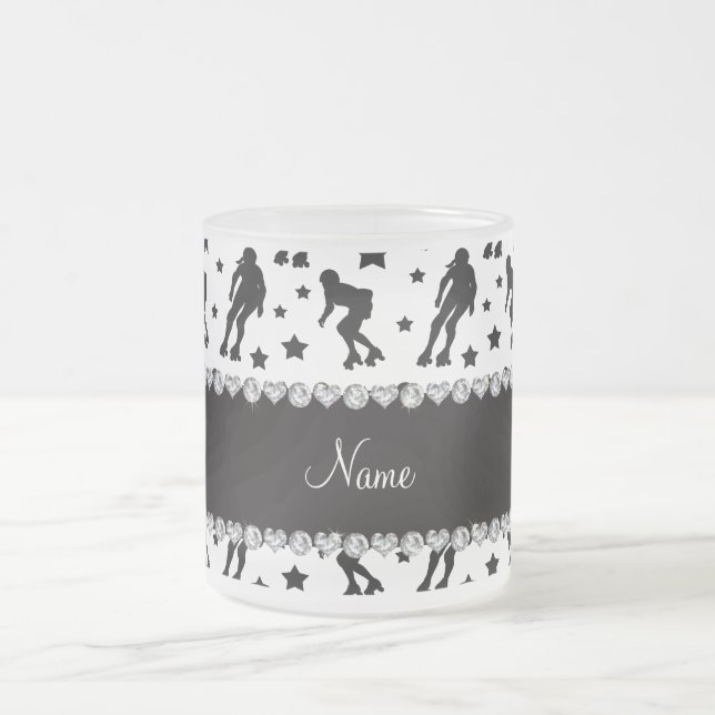 Caneca De Café Vidro Jateado Estrelas brancas conhecidas feitas sob encomenda (Centro)