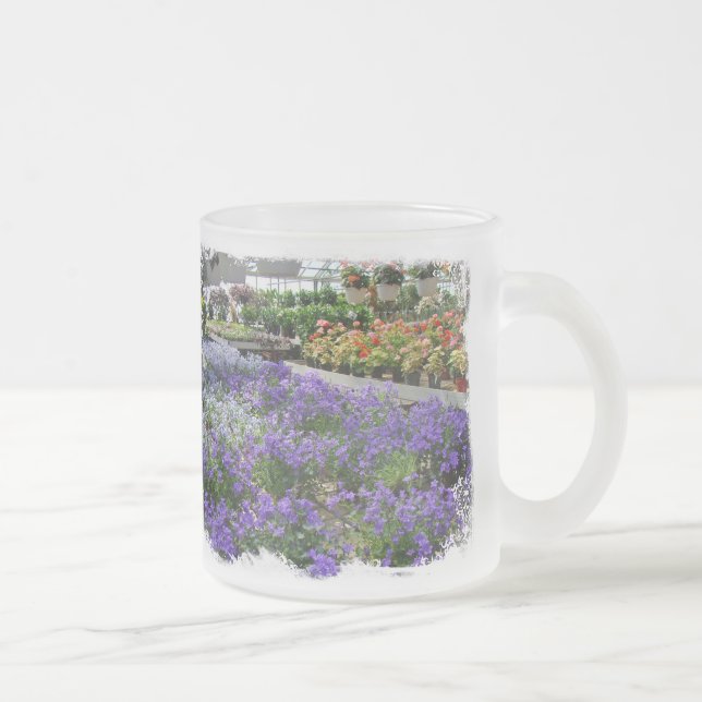 Caneca De Café Vidro Jateado Estufa local mostra suas armas (Direita)