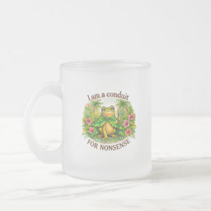 Caneca De Café Vidro Jateado Eu sou um condutor de disparates