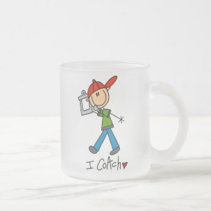 Caneca De Café Vidro Jateado Eu Treino