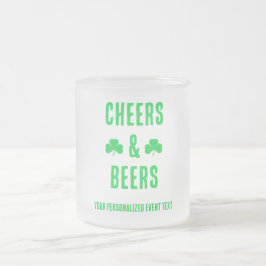 Caneca De Café Vidro Jateado Evento de Festas de Animação e Cervejas