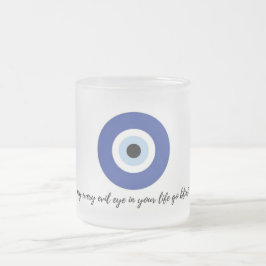 Caneca De Café Vidro Jateado EvileyeMug