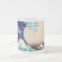 Excelente Wave Off Kanagawa Japonês Vintage Fine A