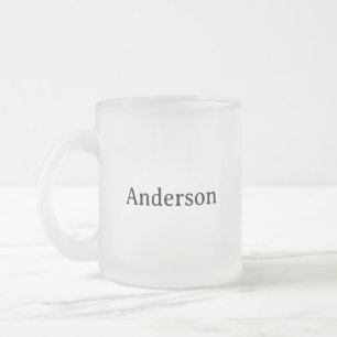 Caneca De Café Vidro Jateado Excluir Texto Substituir Próprio Design 10 oz