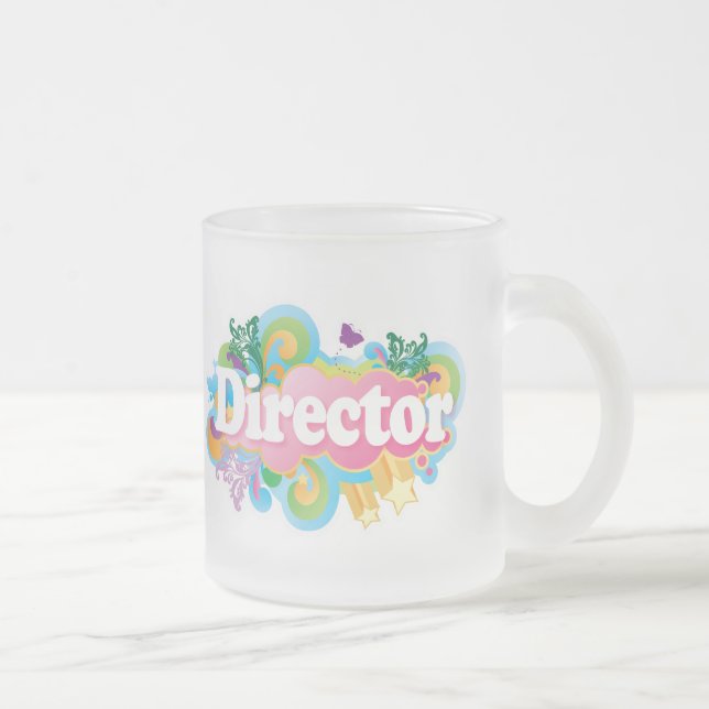 Caneca De Café Vidro Jateado Explosão retro do director musical (Direita)