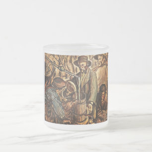 Caneca De Café Vidro Jateado Fabricantes de Moonshine Fazendo Bebida de Uísque 