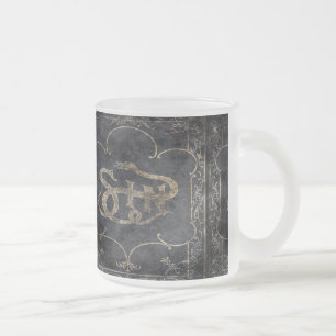 Caneca De Café Vidro Jateado Falln Book of Sin