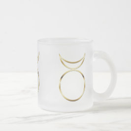 Caneca De Café Vidro Jateado Falln Pagan - Símbolo de Deus Cavalado