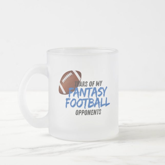Caneca De Café Vidro Jateado Fantasy Futebol Mug (Esquerda)