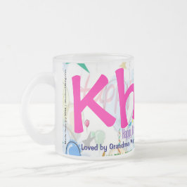 Caneca De Café Vidro Jateado Feliz Aniversário Mug (Personalizar)