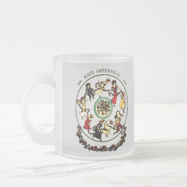 Caneca De Café Vidro Jateado Feliz Incline - Magic Mug (Esquerda)